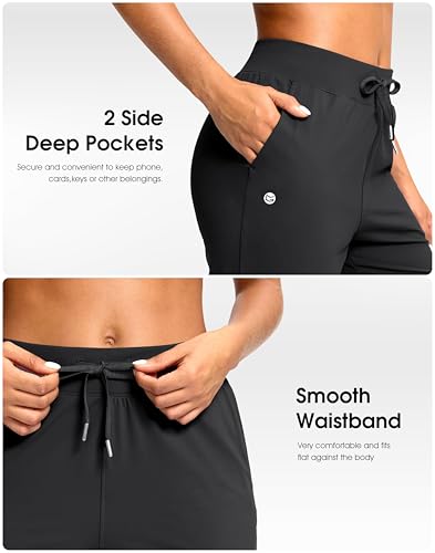 G Gradual Petite Pants for Women 24"/26" Ankle Pants 2 Pockets Stretchy 7/8 Sweatpants for Golf Travel Athletic Casual4