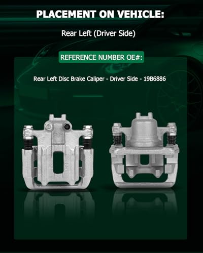 Image of SCITOO Rear Right Brake Caliper With Bracket 19B6887 Compatible For Acura RDX 2013-2018 For Honda Crosstour 2012-2015 For Honda CR-V 2007-2016