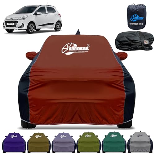 Image of Car Cover for Hyundai Grand I10 All-Weather & Scratch Protection with Mirror & Antenna Pockets | Washable Fabric | Custom Fit | Premium Multicolor | We Send Any One Color from Showing Image