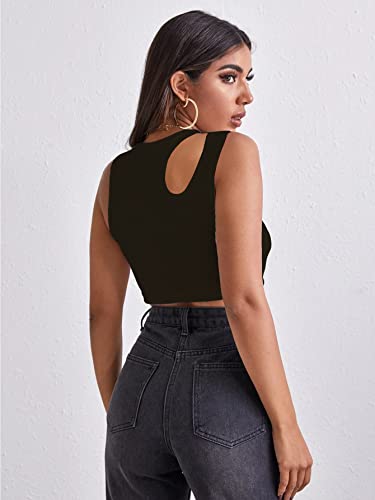 Image of Shasmi Women Crop Top, Ribbed, Stylish Tank Top, Soft and Comfy Fabric has Some Stretch