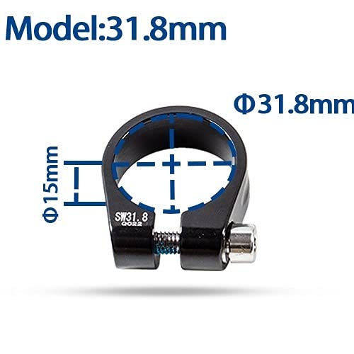 Morsetto reggisella bici Morsetto reggisella bici, Morsetto reggisella, Morsetto reggisella bici 1 pz Morsetto reggisella bici 31,8/34,9/37 mm Morsetto tubo reggisella bici Lega di alluminio Mountain