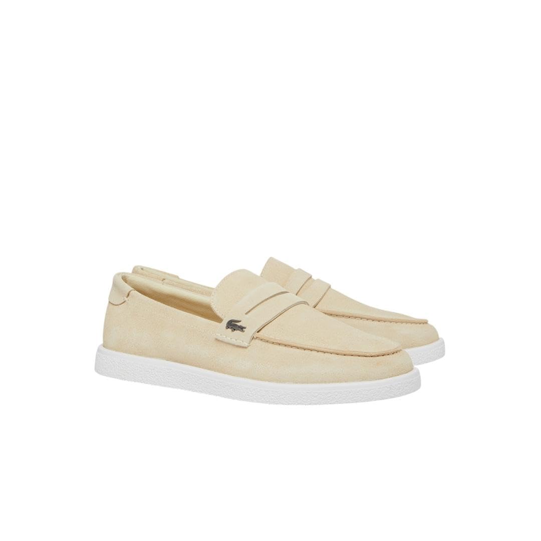 

                                                    Lacoste Men's Cochet Loafer, Light Yellow/White, 1