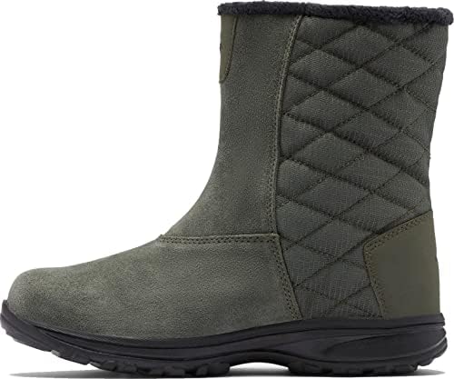 Columbia Womens Ice Maiden Slip Iii Snow Shoe, Gravel/Black, 8.5 US | Image 2
