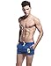 SEOBEAN Mens Low Rise Sports Soft Running Training Short Pants (Medium/28-30Inch, 2300 Blue)