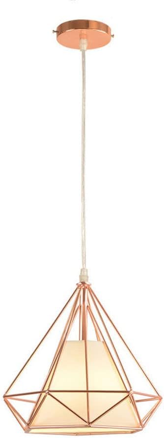 CSSYKV Smeedijzeren Diamanten Vogelkooi Hanglamp Rose Goud Licht Luxe Scandinavische Metalen Kroonluchter Eetkamer Kroonluchter Retro Industriële Stijl Lampen En Lantaarns E27luokou Voor Keukeneiland