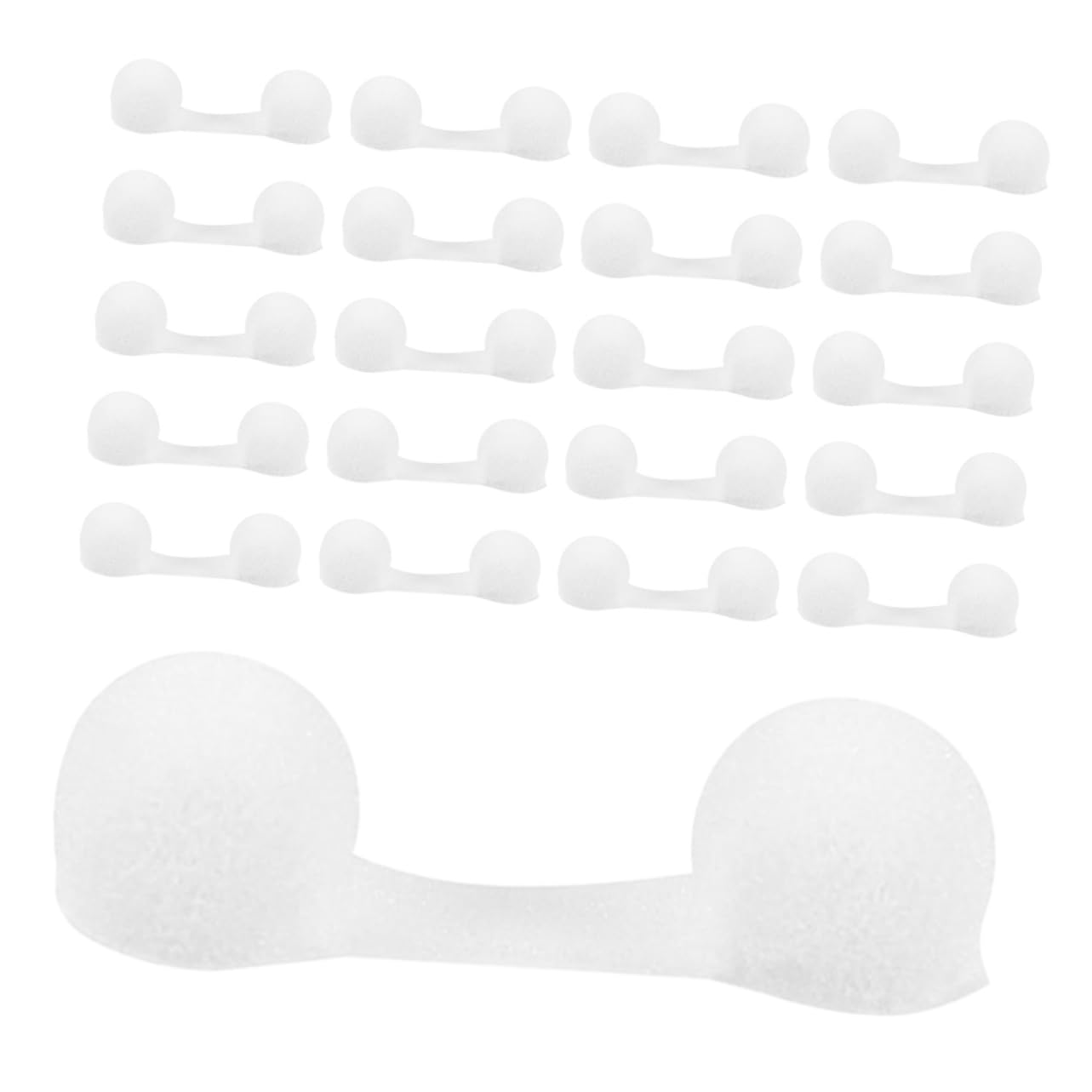 HOMOCONO 5sets Nose Plug for Tanning Disposable and Washable Sponge Filters Anti-Haze Nose Plugs Dust Filters Comfortable Fit for Spray Tanning Smog 100pcs*5