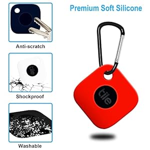 Silicone-Case-for-Tile-Mate-2022-Tracker-4-Pack-Anti-Scratch-Cover-with-Keychain-Finder-and-Item-Locator-Soft-Protection-Sleeve-Skin-Cover-for-Carabiner-Keys-Bags-Cat-Dog-Collar-Holder - Cucciolini Doodles   Silicone-Case-for-Tile-Mate-2022-Tracker-4-Pack-Anti-Scratch-Cover-with-Keychain-Finder-and-Item-Locator-Soft-Protection-Sleeve-Skin-Cover-for-Carabiner-Keys-Bags-Cat-Dog-Collar-Holder