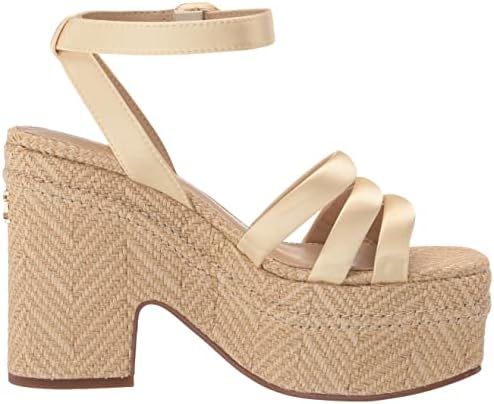 Sam Edelman Women's Tibby Wedge Sandal, Washed Lemon, 7 | Image 5
