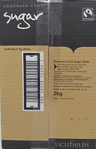 1000 Demerara Sugar Individual Stick Sachets