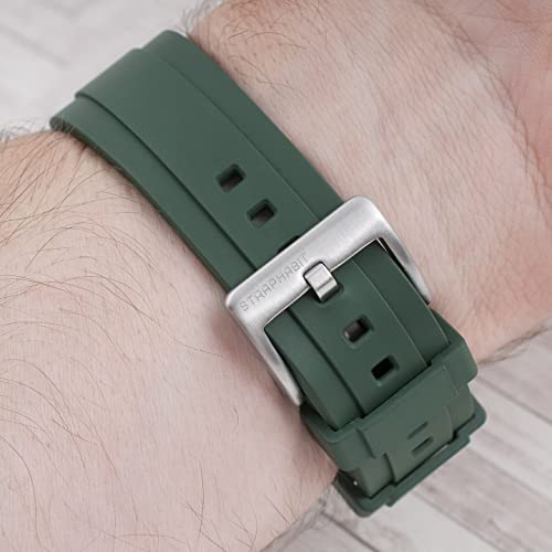 Image of StrapHabit Quick Release Rubber Watch Strap Band FKM 20mm 22mm 24mm