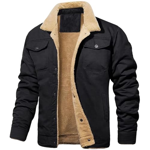Veste épaisse chaude pour hommes élégante contre le vent d'hiver