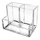 3. Diseño moderno: este soporte para lápices para escritorio tiene un marco transparente, fácil de ver lo que hay dentro del soporte para bolígrafos de escritorio, no hay necesidad de cavar a través del organizador de escritorio para encontrar los accesorios que deseas, muy conveniente para el organizador de escritorio.