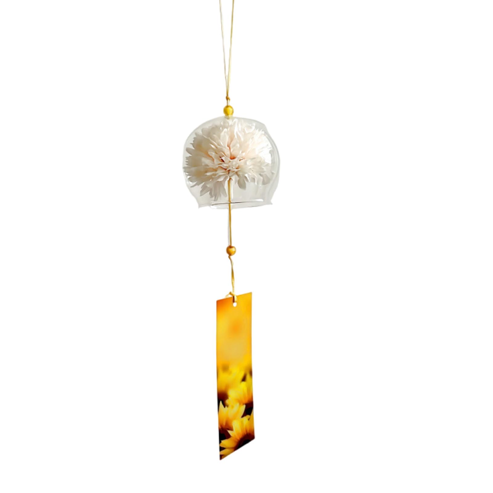 ArtisticPetals Chimes Craft for Nature Lover Styles Enhances Any Space with Its Lifelikes Detail Pendants Decorative Chimes