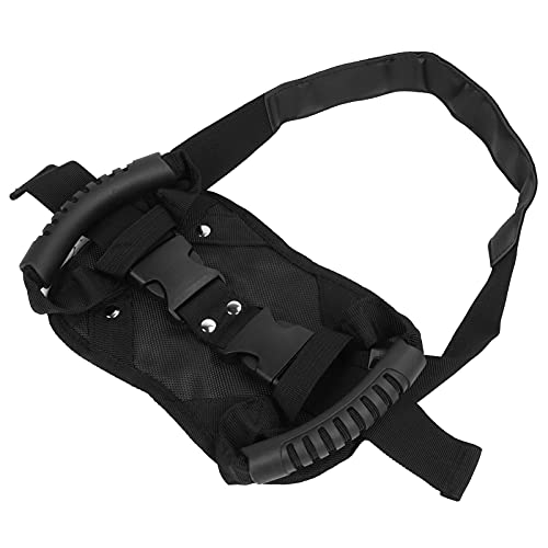 Cinturón de seguridad para motocicleta negro anticaídas regulable para copiloto
