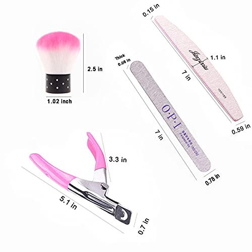 Set de manicura con 7 piezas y accesorios para uñas miniatura 2