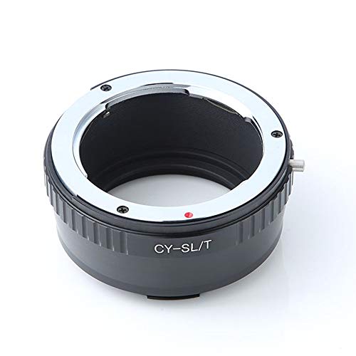 CY-L/T Adaptateur d'objectif pour Objectif Contax/Yashica Compatible avec SMA FP, pour S1 / S1r, avec pour appareils Photo L CL SL TL T L. CY vers L/T