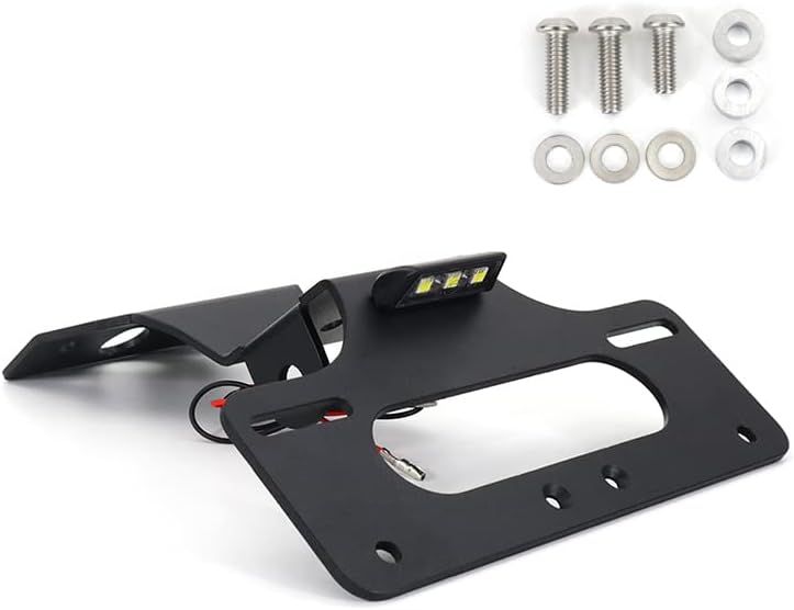 Rear License Plate Tail Frame Holder Bracket Tail Tidy Fender Eliminator Kit Compatible with CRF300L CRF300RALLY CRF300RX CRF300RL