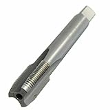 Lecreatekit Metrischer HSS-Handgewindebohrer M10 x 1 mm Rechtsgewinde, 79 mm Gesamtlänge, für manuelles Einfädeln in der Metallbearbeitung