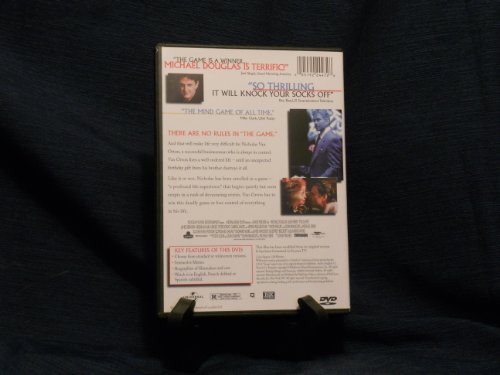 Película en DVD The Game USA thriller de intriga para televisión 4