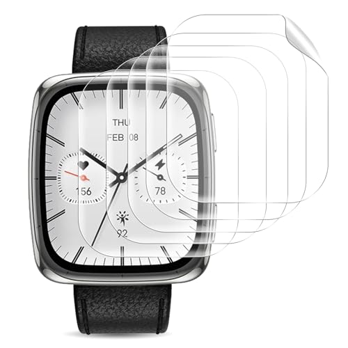 For Amazfit Active 2 Square �t�B���� TPU�f�� ��ʕی�t�B���� YANMONGI �h���t���J�o�[�t�B���� �_�炩�� �����C�� �ϏՌ� ���^ �����x�^�b�` �����ߗ� �L�Y�h�~ �w��h�~ �C�A���X �\��t���ȒP �y5���Z�b�g�z