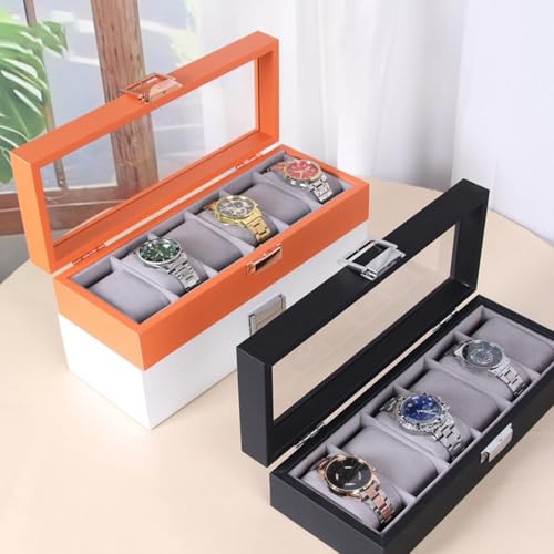 Rangement élégant pour montres et bijoux en bois précieux - 5