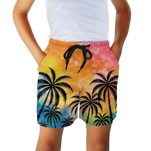 Beach Pants for Kids Boys Shorts with Pockets for Children