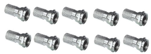 Connettori F PremiumX 4mm - Set Da 10 Per Cavo Coassiale Antenna Satellitare - Foto 10