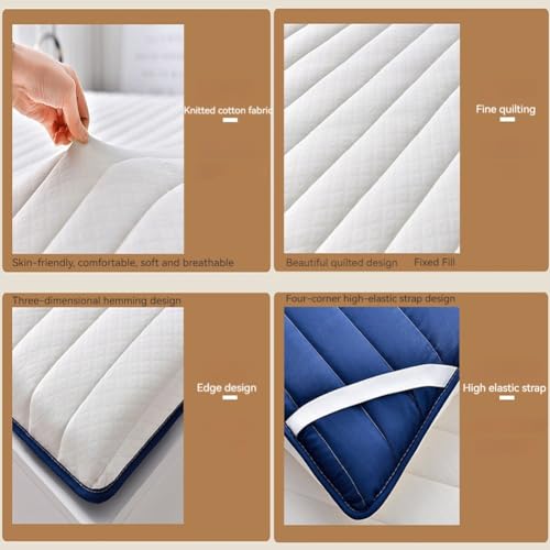 Materasso pieghevole in memory foam, tappetino portatile per dormitorio, comodo e comodo per gli studenti