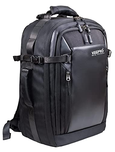 Image of VTS DSLR Camera Backpack Bag Waterproof Shock Proof for Lens Accessories Bag for Camera (Veo Select 47 BF Black)