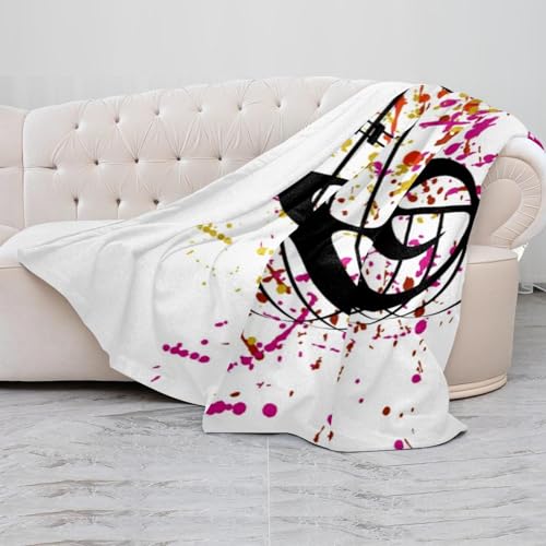 Couverture microfibre de qualité supérieure avec notes de musique