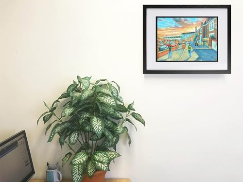 Franklins Gardens Stadium affiche A4 Northampton Saints Rugby poster art