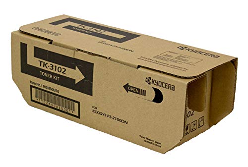 OEM Kyocera Mita TK-3102 (1T02MS0USV) Toner CTG, Black, 12.5K Yield