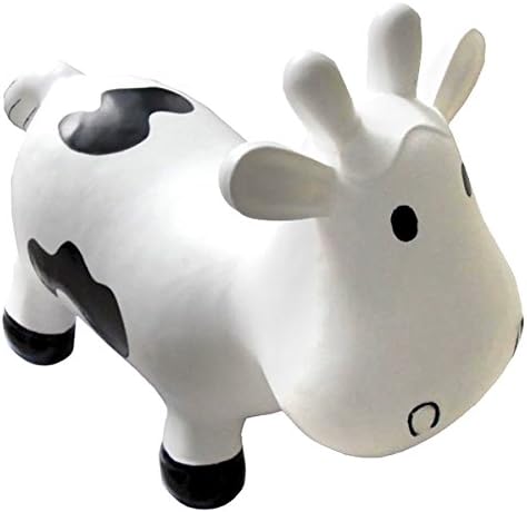 KidzzFarm Betsy The Cow Animal Hopper (White/Black)