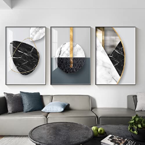 Abstract geometric Canvas Painting Pictures prints Modern Luxury ...