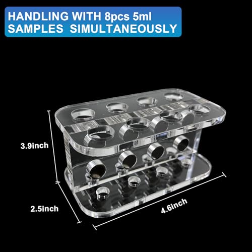 Image of Magnetic Rack Separator for DNA, RNA or proteins Purification, Made for 5ml centrifuge Tubes, 8-Wells