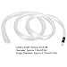 Xcello 2m 300PCS PMMA Plastic Optical Fiber Cable for Star Ceiling Light Fiber Optic Light Decor for Stunning Ambiance