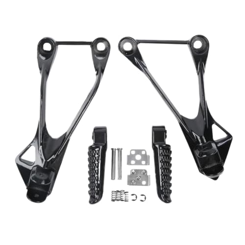 Support de repose-pieds passager ZX6R 2005 2006 2007 2008 ZX636 noir