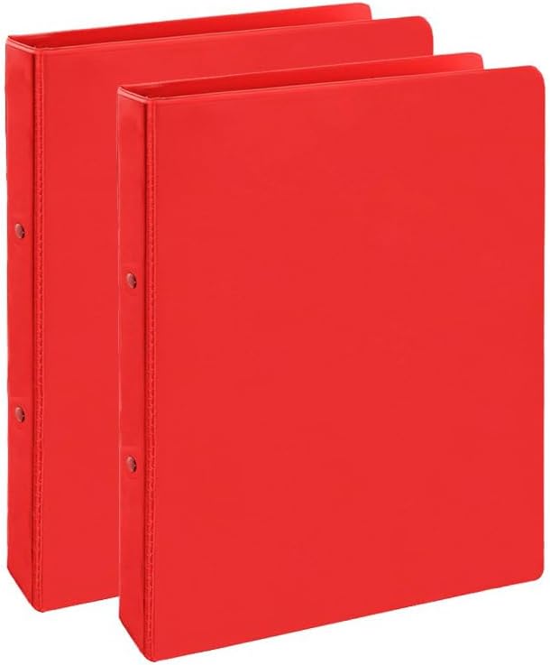 Artlantis Kırmızı 2 Halkalı Klasör 2 Adet A4 PVC Öğrenci ve Ofis Tipi Evrak Sunum Talebe Büro Klasörü İç Cepli Otomatik Mekanizmalı - Görsel 1