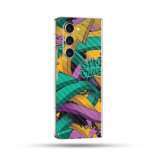 Image of MightySkins Skin Compatible with Samsung Galaxy Z Fold 5 Full Wrap - Puppy Fall | Protective, Durable, and Unique Vinyl Decal wrap Cover | Easy to Apply, Remove, and Change Styles | Made in The USA