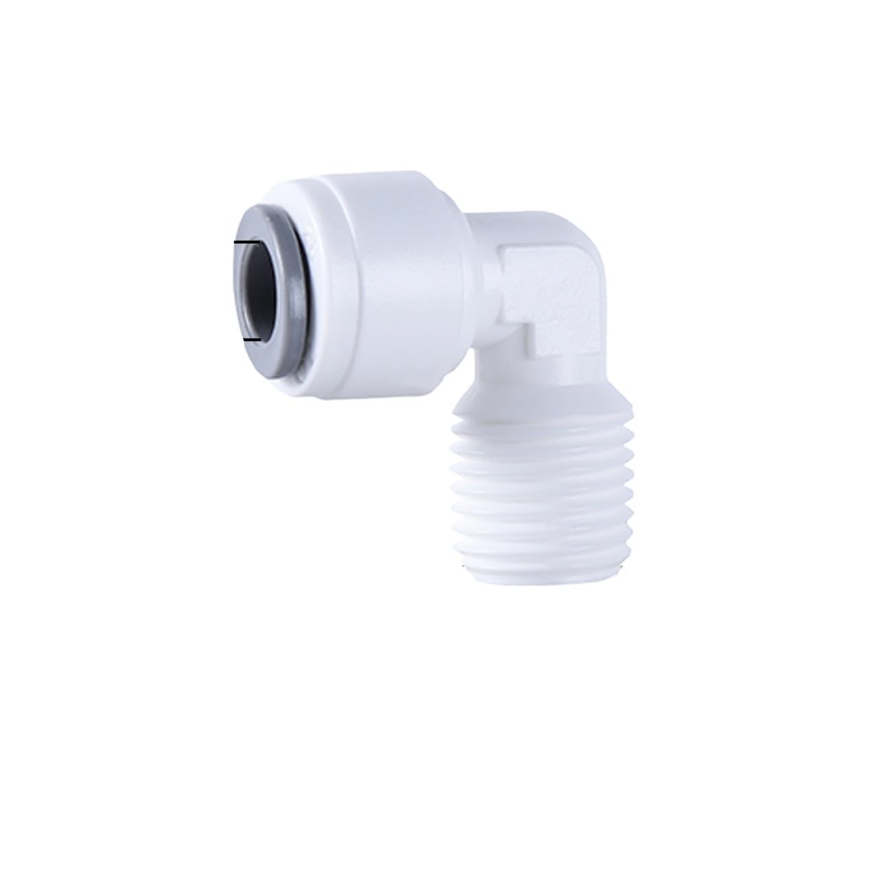 VCALDGFZ 90 Degree Elbow RO Water Fitting 15 Types Male Female 1/4 3/8 POM Hose PE Pipe Connector Filter Reverse Osmosis Parts(9)