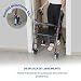 Mobiclinic, Modelo Escorial, Andador para minusvalidos, ancianos, mayores o adultos, de aluminio,...
