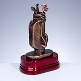 Henecka • Golf Pokal • Golf Putter • Golf Eisen • Golf Driver • Golfbag • Golf Resin Pokal mit Wunschgravur (Golfbag)
