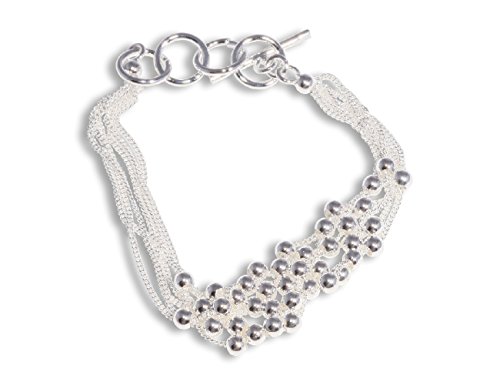 Preisvergleich Produktbild Enez Armband Armkette 925 Sterling Silber plattiert Schmuck 20 cm D101b