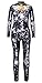 Goodstoworld Disfraz de Halloween Señoras Esqueleto Unitard Mujer Mono Huesos Halloween 3D Skeleton Asustadiza Disfraz Scary Cosplay Halloween Costume Mono Huesos Esqueleto Catsuit Mono S