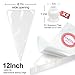 Weetiee Pastry Piping Bags -100 Pack-12-Inch Disposable Cake Decorating Bags Anti-Burst Cupcake...