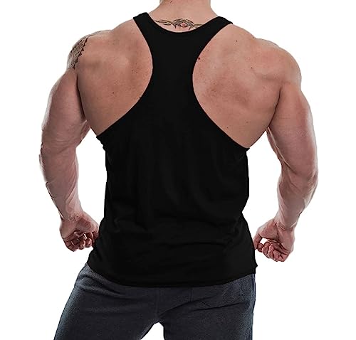 Image of THE BLAZZE Men's Cotton Sleeveless Tank Tops Gym Vest for Mens