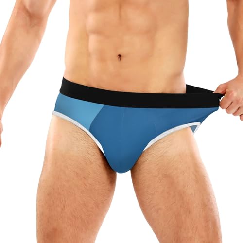Classic Men's Underwear Briefs Unicorn White Animal Breathable and Soft Comfort Triangle Underwear Men3