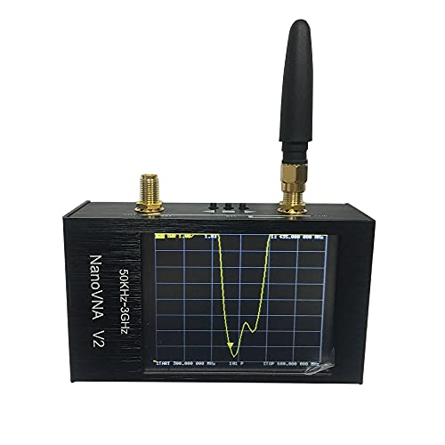Image of NanoVNA V2 2.8'' 3G SAA2 Vector Network Analyzer 10KHz~3GHz Shortwave HF VHF UHF Measure Antenna Duplexer Filter Aluminum Shell Baterry VSWR Phase Delay (vna 3g 2.8)