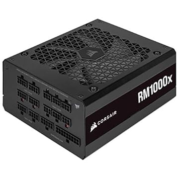 Corsair FONTE ATX 1000W - RM1000X FULL MODULAR - 80 PLUS GOLD - SEM CABO DE FORCA - CP-9020201-WW, Preto