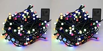 XODI LED String Lights || 15 Meter 50 LED 4 Black Wire || Multi Color || Diwali Decoration, Christmas Party,Home Decor for Outdoor & Indoor